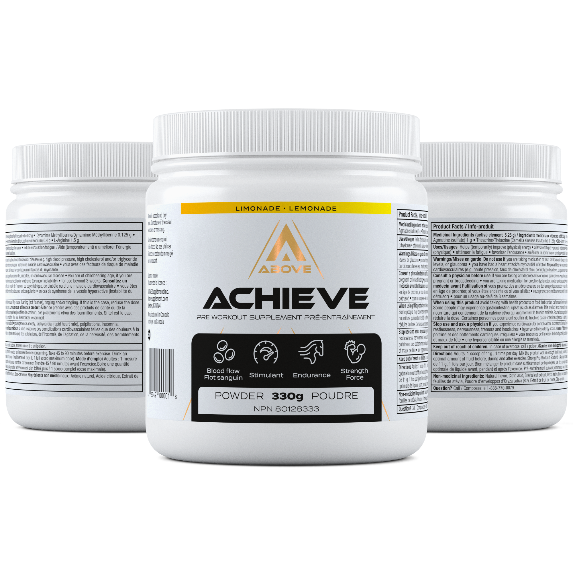 ACHIEVE SUPPLEMENT LEMONADE